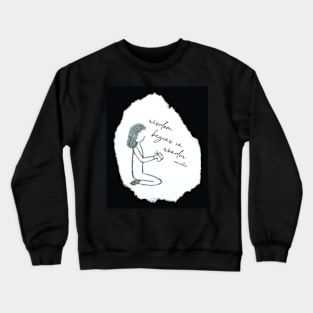 Wisdom Begins In Wonder Crewneck Sweatshirt